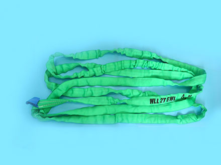 涤纶柔性环型吊装带2T4m5：1 绿色
