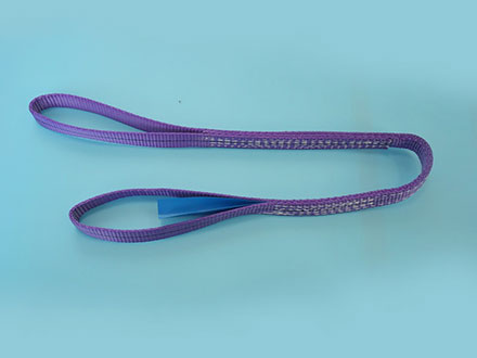 涤纶扁平双吊环吊装带1T1m5：1 紫色