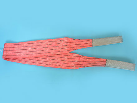 涤纶扁平双吊环吊装带5T2m5：1 粉色